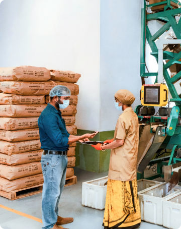 inside factory